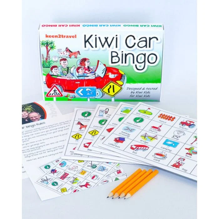 Large - Scale Solid Wood Educational Toys for Group Learning and CollaborationKiwi Car Bingo