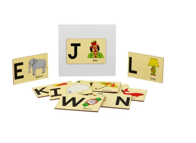 High - Grade Solid Wood Educational Toys for Improving Hand - Eye CoordinationMagnetic Capital Alphabet and Pictures- Wooden