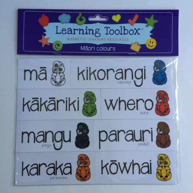 Eco - Friendly Wooden Educational Toys with a Gardening and Plant - Growing KitMagnetic Maori Colours