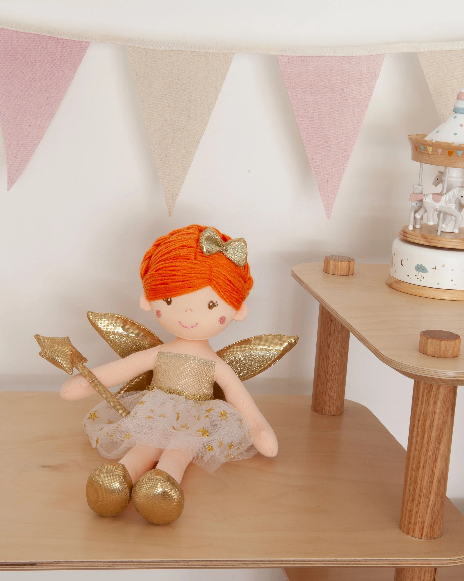 Dolls with Sound - Activated Movements and a Set of Musical Instrument AccessoriesFreya Lane Marigold Fairy