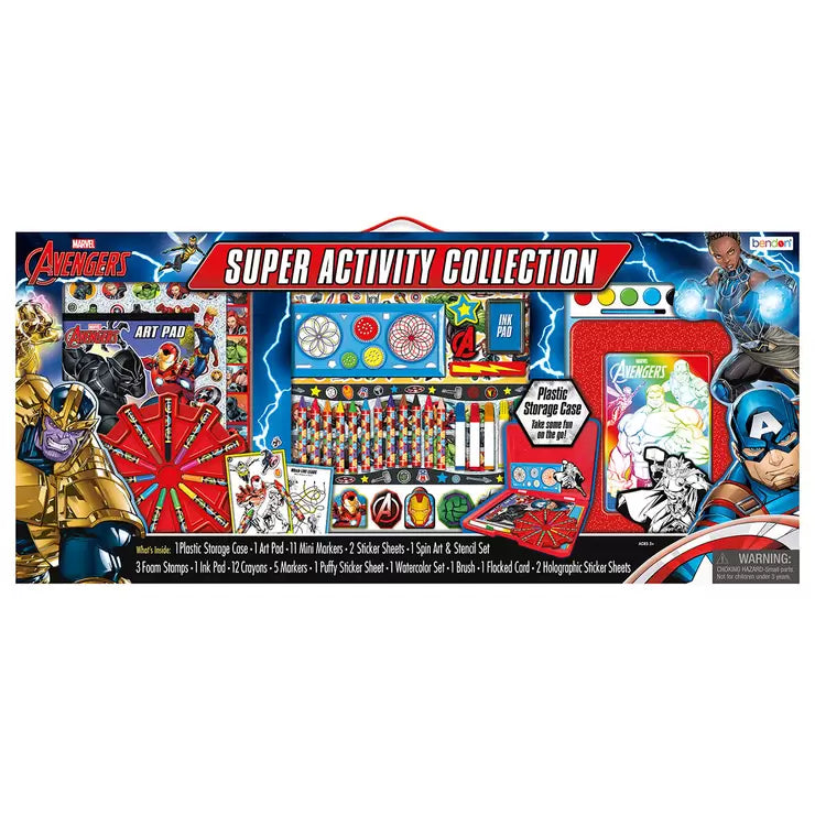 Eco - Conscious Solid Wood Educational Toys with a Social - Skills Development GameBendon Marvel Avengers Super Activity Collection Set (3+ Years) - art set with markers, crayons, paints, stamps and more