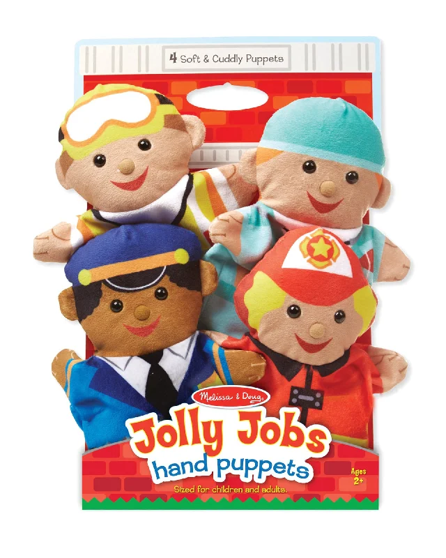 Collector - Grade Porcelain Dolls with Hand - Painted Facial Features and Custom - Made AccessoriesMelissa and Doug Hand Puppets Jolly Helpers