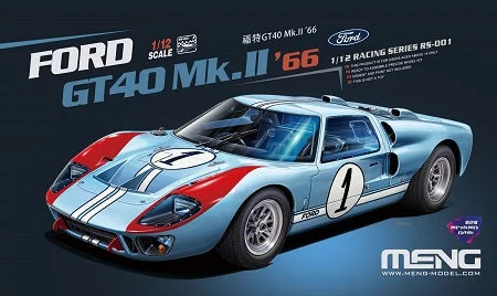 RC Monster Truck with Large - Scale Tires and a High - Torque Motor for Extreme ManeuversMeng Model RS-001 1:12 Ford GT40 Mk.II '66 (Pre-coloured Edition)