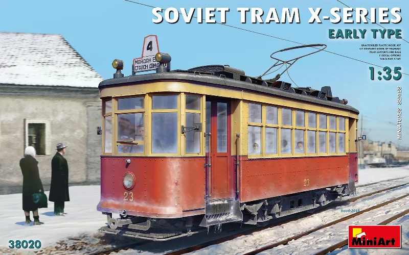 RC Monster Truck with Large - Scale Tires and a High - Torque Motor for Extreme ManeuversMini Art 38020 1:35 Soviet Tram X-Series Early Type