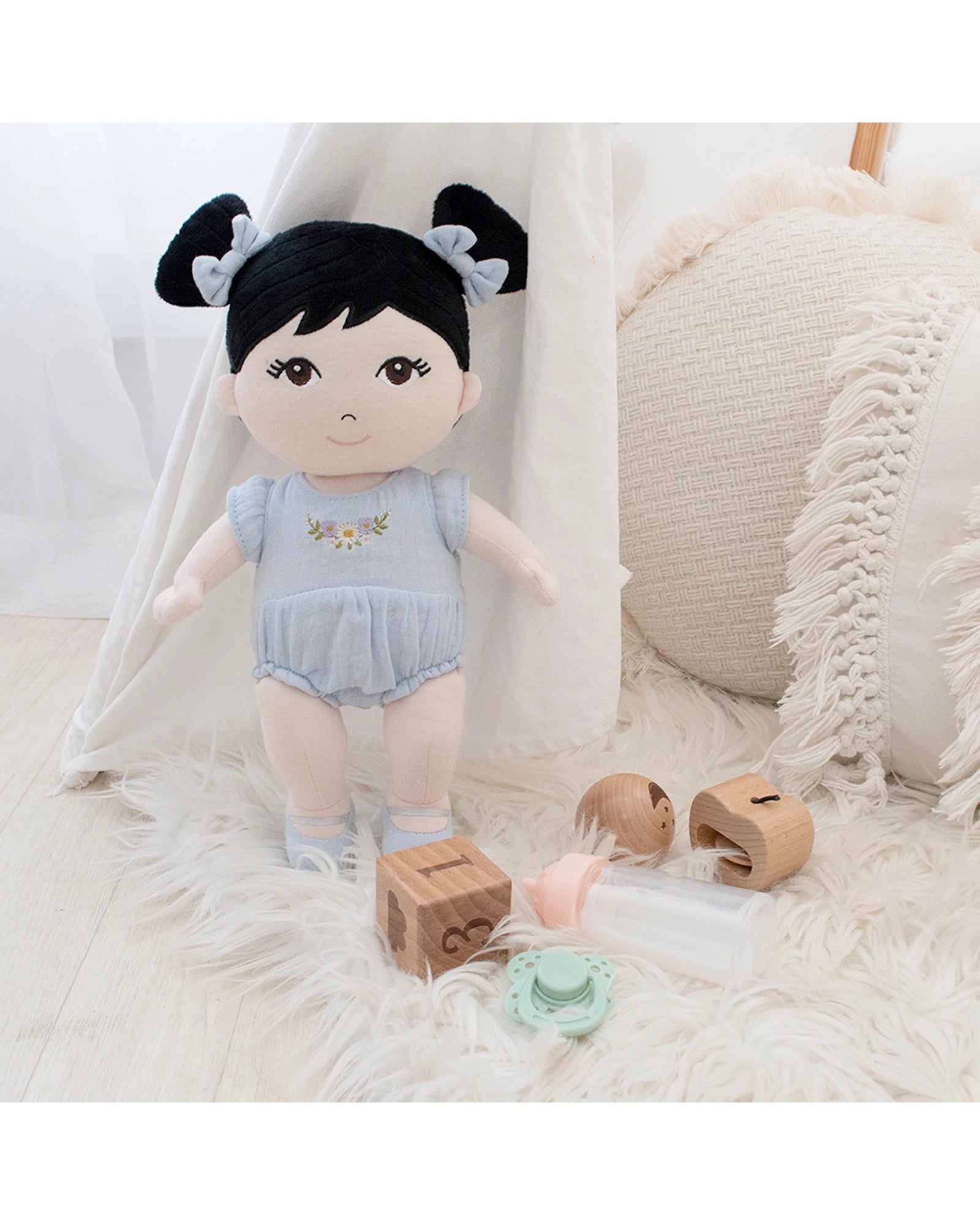 Dolls Made from Sustainable Materials with Environment - Friendly AccessoriesMy First Doll Olivia