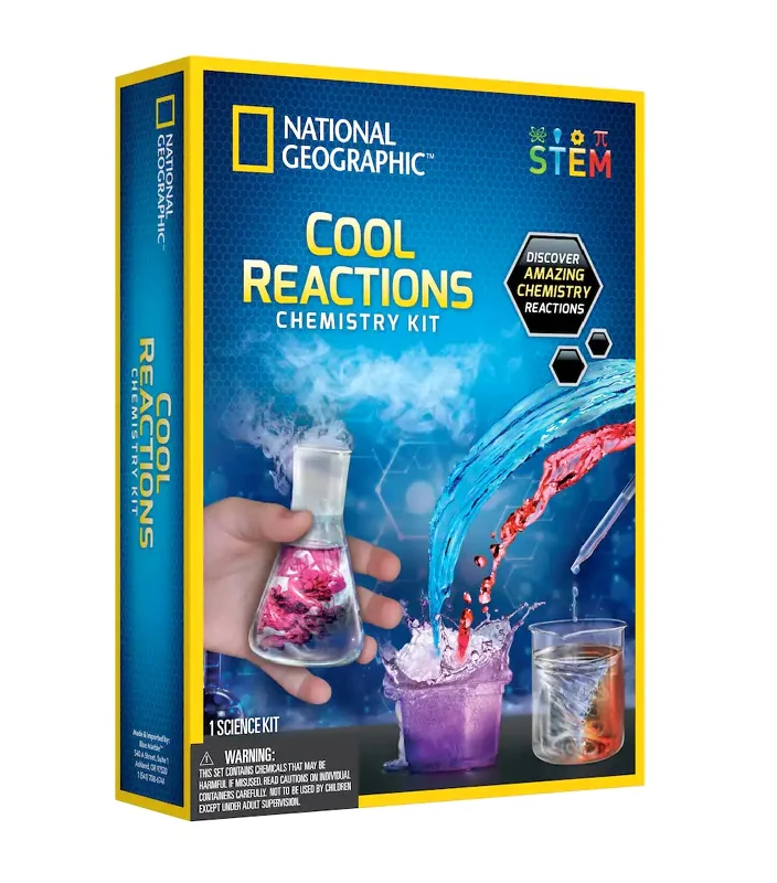 Eco - Conscious Solid Wood Educational Toys with a Social - Skills Development GameCool Reactions Chemistry Kit