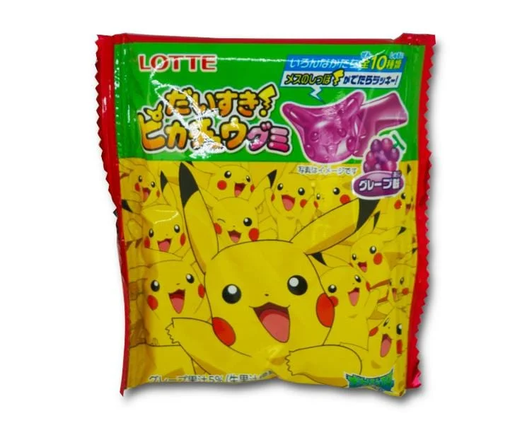 Video Games Toy Trading Card Collections from the Popular Pokémon TCGPokemon Daisuki! Pikachu Gummy