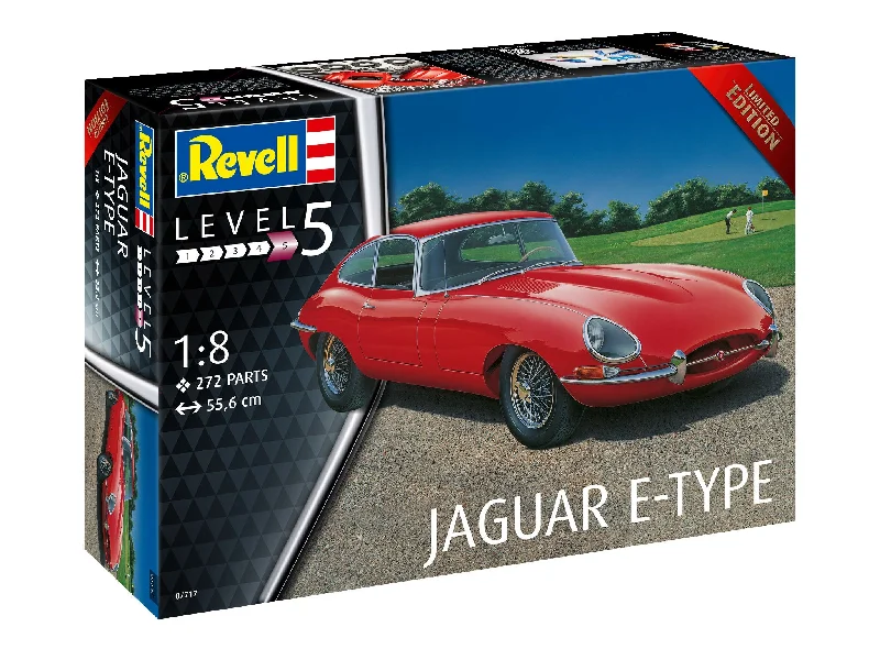 RC Monster Truck with Large - Scale Tires and a High - Torque Motor for Extreme ManeuversRevell 07717 1:8 Jaguar E-Type