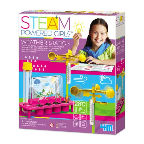 Solid Wood Educational Toys with a Coding and Logic - Building GameWeather Station STEAM Powered 4m