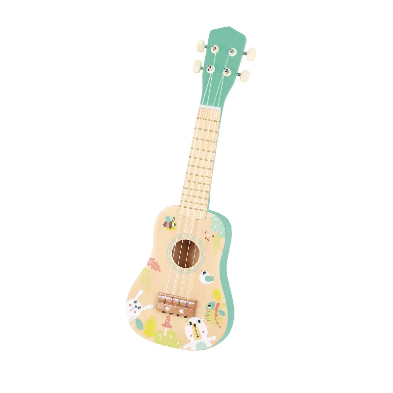 Natural Wood Early Learning Educational Toys for Toddlers' Cognitive DevelopmentTooky Toy Musical Toys - Ukulele