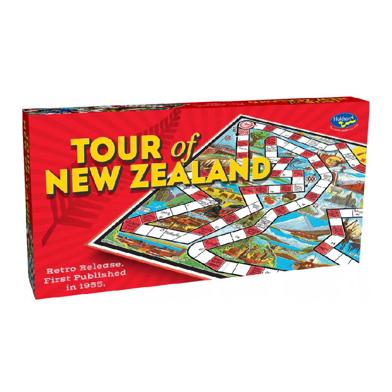 Natural Wood Educational Toys with a Magnetic Puzzle Design for Brain TrainingTour of New Zealand Game