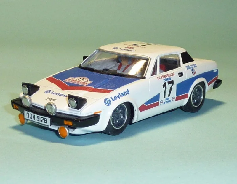 High - Quality Solid Wood Car Models Toys for Car Enthusiast ToddlersTriumph TR7, Road and Rally Cars (GT-331)