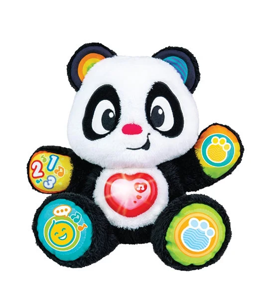 Natural Wood Educational Toys with a Construction and Engineering Play SetLearn With Me Panda Pal