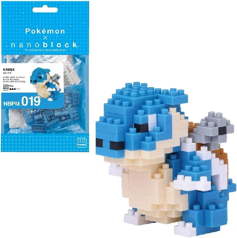 Interlocking Wooden Puzzles with Geometric Shapes for Developing Fine Motor Skills in PreschoolersBlastoise Nanoblock Pokemon Series