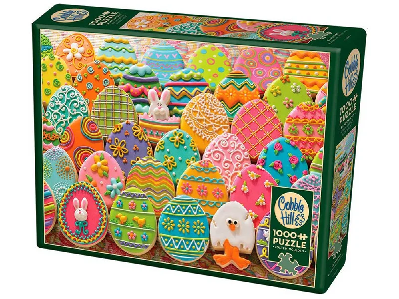 3D Wooden Puzzles of Historic Buildings with Intricate Details for Puzzle CollectorsCobble Hill <br> Easter Eggs <br> 1000 Piece Puzzle