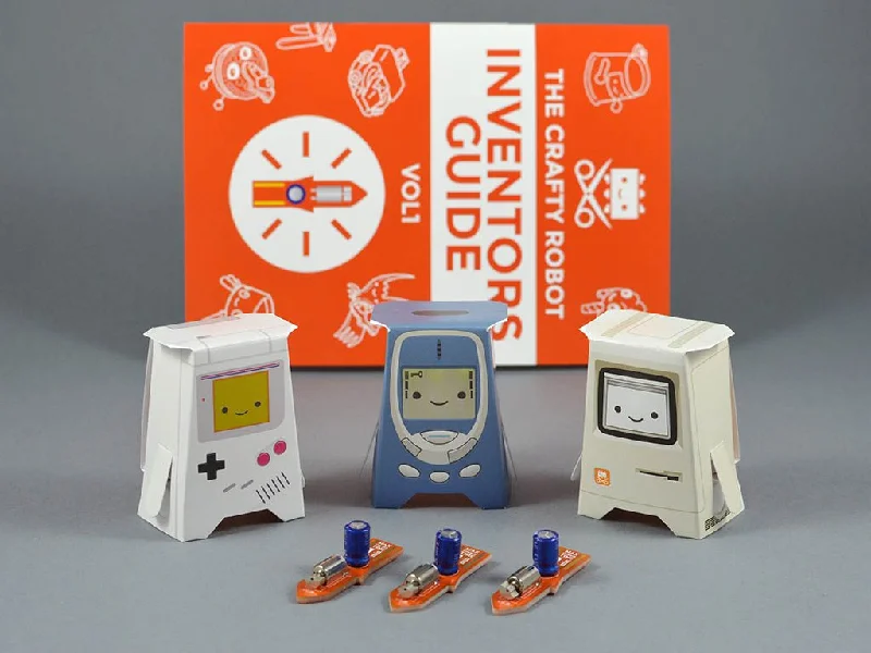 Wooden Robots with Interactive Sensors for Toddlers' Sensory DevelopmentThree Crafty Robots