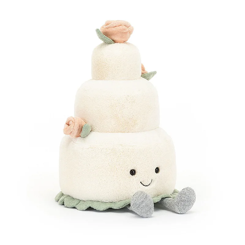 Plush Fairy Toys with Transparent Wings for Magical StorytellingJellycat Amuseable Wedding Cake