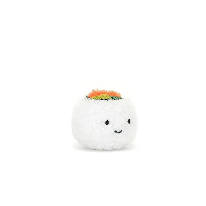 Plush Safari Animal Toys with a Lion, Giraffe, and Zebra for Preschool LearningJellycat Sassy Sushi Uramaki