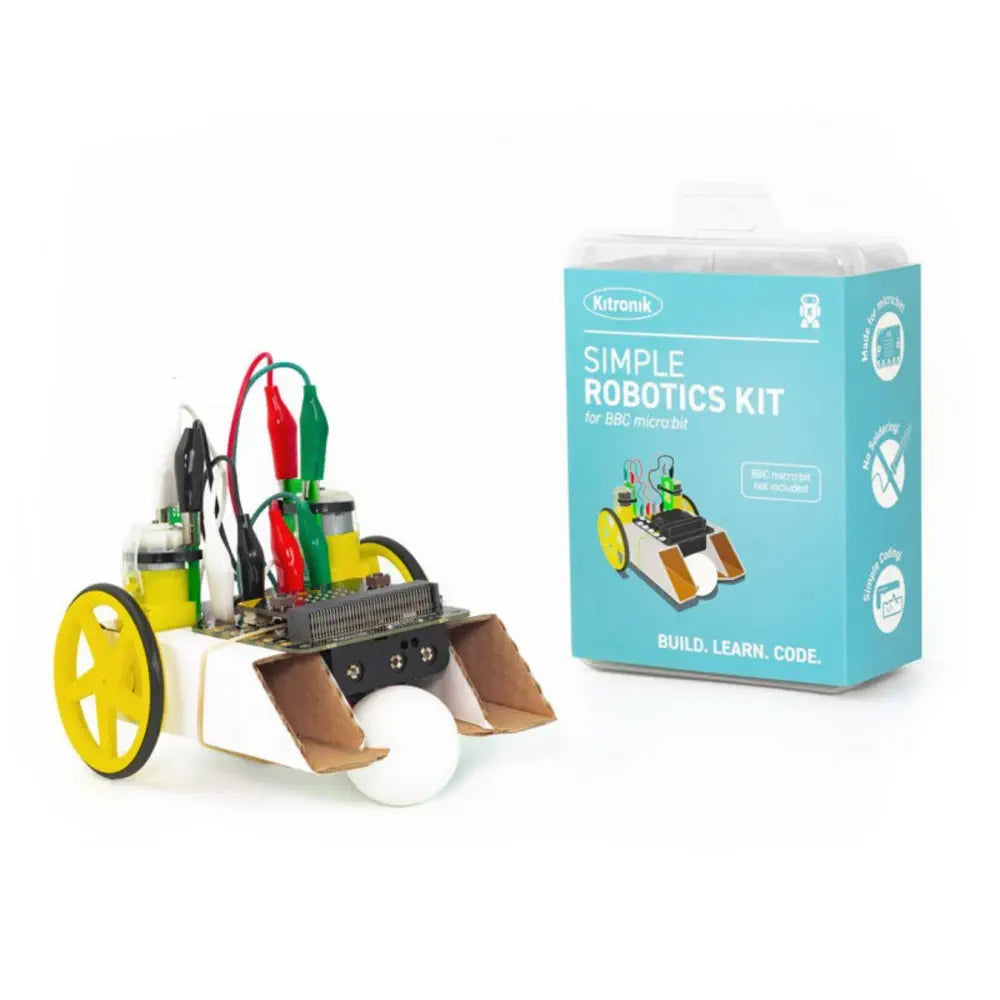 Educational - Game - Integrated Wooden Robots with a Jungle Safari Theme for Classroom UseKitronik Simple Robotics Kit for BBC micro:bit