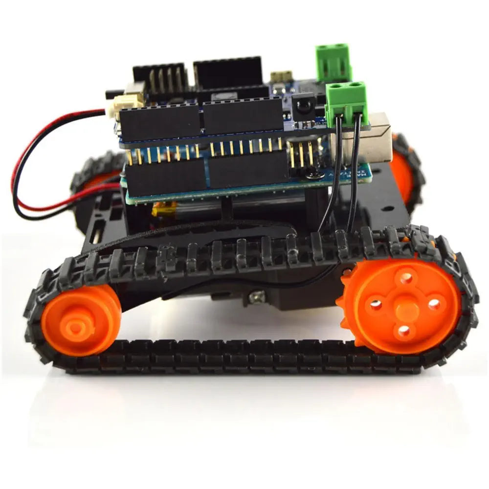 DIY Wooden Educational Robots for Kids' Science Learning at HomeMini DFRobotShop Rover Kit (Arduino Uno)