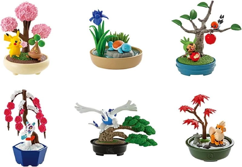 Puzzle - Mat Included Wooden Puzzles with a Botanical Garden Theme for Comfortable AssemblyRe-Ment: Pokémon Pocket "Bonsai 2" Series Blind Box