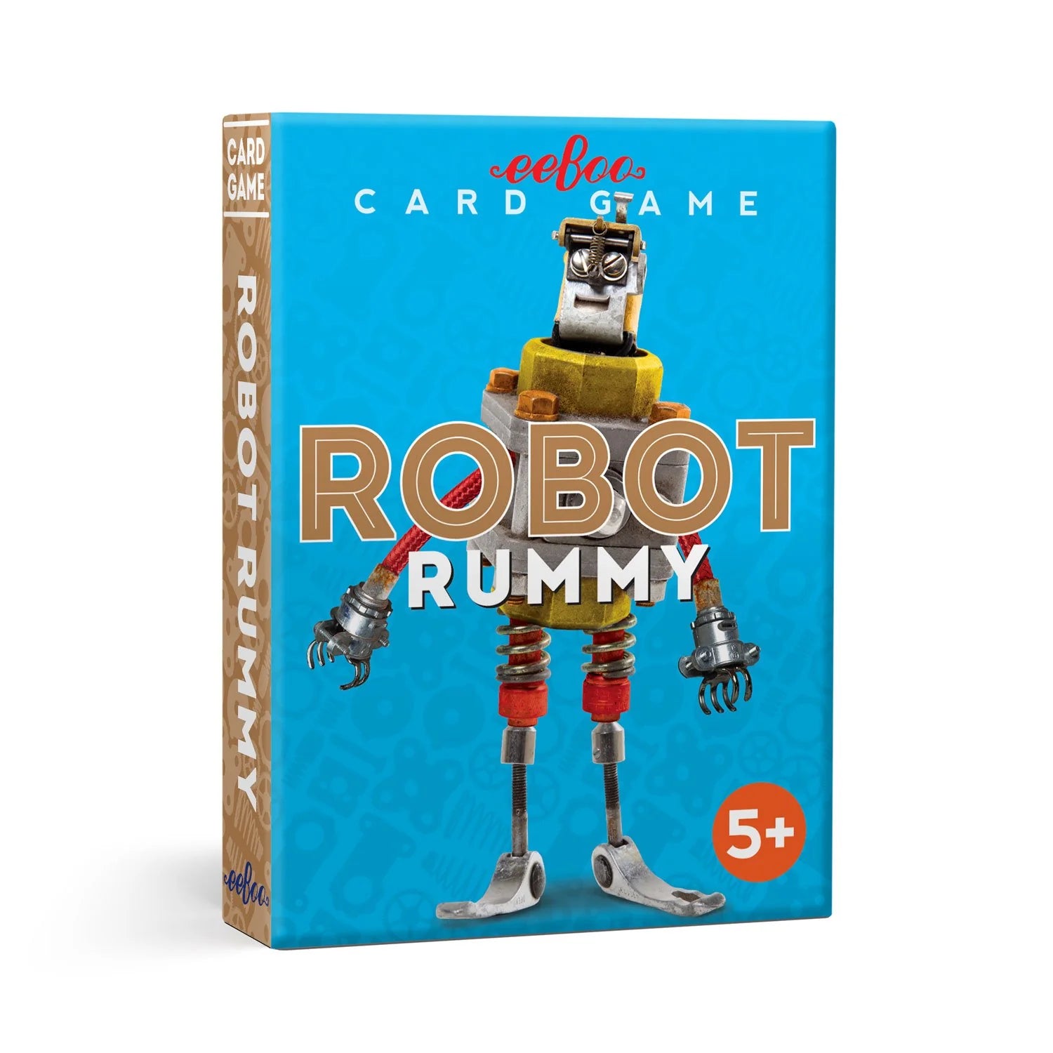 Remote - Controlled Wooden Robots with Light - Up Features for Indoor EntertainmentRobot Rummy Playing Cards