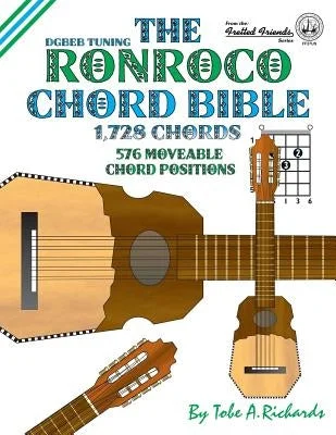 Solid Wood Guiros with Hand - Carved Grooves for Latin Music RhythmsThe Ronroco Chord Bible: DGBEB Tuning 1,728 Chords