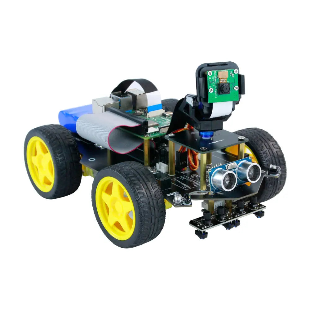 Decorative Wooden Robots with a Victorian - Era Design for Home DecorationYahboom Raspbot AI Vision Robot Car w/ FPV Camera for Raspberry Pi 5 (Only English Manual)